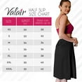 thumbnail image 6 of Valair Classic Short and Long Half Slip Skirt for Ladies and Girls - Slight Flair - Anti Static - Ranges 14" Till 34" Lengths White, 6 of 7