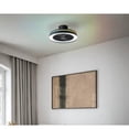 thumbnail image 1 of ventilador de techo decorativo vallonia 19" led integrado para interior negro, 1 of 8