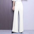 thumbnail image 3 of yunLCZ Pants for Women High Waisted Women's New Fashionable Solid Color Hanging High Waisted Casual Pants Women's Long Pants Wide Leg Pants, 3 of 3