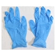thumbnail image 2 of 100 Count Medium Size Blue Nitrile 4 Mil Powdered Disposable Gloves, 2 of 2