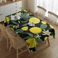thumbnail image 2 of Cute Lemon Fruits Table Cloth,Wrinkle Resistant Table Cover with Polyester,Waterproof Reusable Table Cloths for Kitchen Picnic Party (Rectangle,60x84inch), 2 of 5