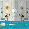 thumbnail image 4 of Golden Decorative Lamp E26 Wall Sconce For Indoor Use, 4 of 5