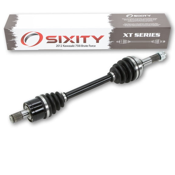 Sixity XT Rear Left Axle compatible with Kawasaki Brute Force 750i 2012 - KVF750GCS EPS 4X4