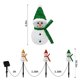 thumbnail image 3 of Luces navideñas solares LIGHTSHINE con forma de muñeco de nieve, 3 unidades, 3 of 5