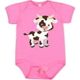 thumbnail image 3 of Inktastic Cute White Holstein Cow with Brown Spots Boys or Girls Baby Bodysuit, 3 of 5