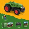 thumbnail image 4 of 95272FUNNRemote Control Tractor Toy for Kids 3+, 1/24 Scale Farm Vehicle with Farmer Figure, Rechargeable Battery Powered, Realistic Lights & Detachable Trailer Hitch, Green, 4 of 8