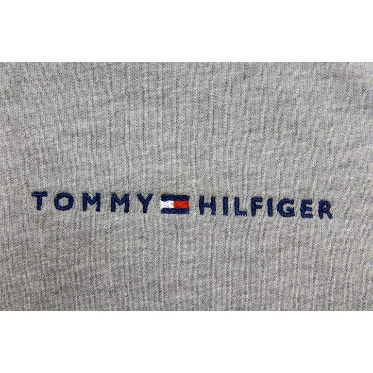 Pullover Hoodie, Tommy Heather,L - Men\'s Gray US Hilfiger