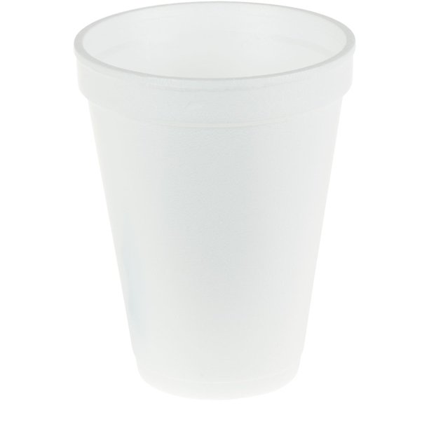 Staples Disposable Foam Hot/Cold Cups 10 Oz. Pack of 1000 White (53156