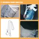 thumbnail image 5 of Cadena para billetera de hombre con cierre de langosta, cadena de bolsillo para pantalones vaqueros y cinturones, llavero resistente, cadena de bolsillo para pantalones, accesorio decorativo, 5 of 8