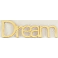 thumbnail image 2 of 1 Pc, 7.25" X 2" Bold & Unfinished Welded Word Dream For Home & Events Decor, 2 of 3