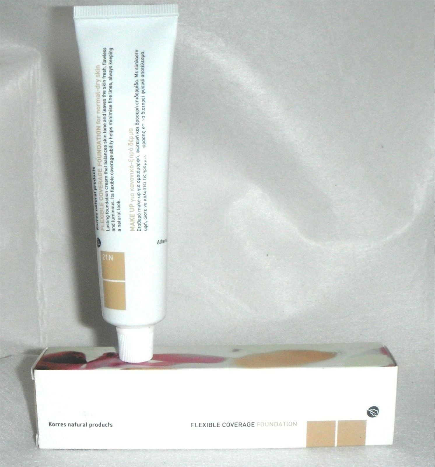 Korres Natural Products Flexible Coverage Foundation, 11N, 1.35 fl oz