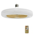 thumbnail image 1 of Ventilador de Techo de una Pieza con Tornillo en Enchufe de Luz E26 30W Regulable Ventilador de Techo Pequeño con Luz, Bombilla Enchufable Ventilador de Techo, 1 of 6