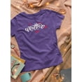 thumbnail image 3 of Mother's Day Red Calligraphy Shaped T-Shirt Women -Image by Shutterstock, Female Medium, 3 of 4