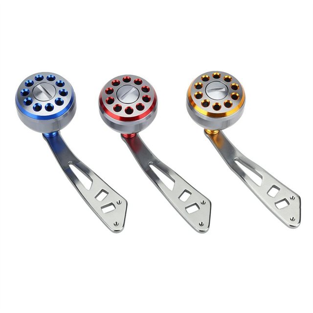 Fishing Reel Handle Metal Rocker Strong Durable Single Fishing Reel Handle for Baitcasting Reel Accessory ,Rigid Aluminum Skeletal Frame