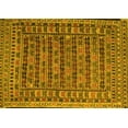 thumbnail image 1 of Ahgly Company Machine Washable Indoor Rectangle Persian Yellow Traditional Area Rugs, 3' x 5', 1 of 4