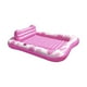 thumbnail image 3 of Cama flotante inflable, juguetes acuáticos, tumbona de piscina, balsa para playa, viajes de verano Rosa, 3 of 9