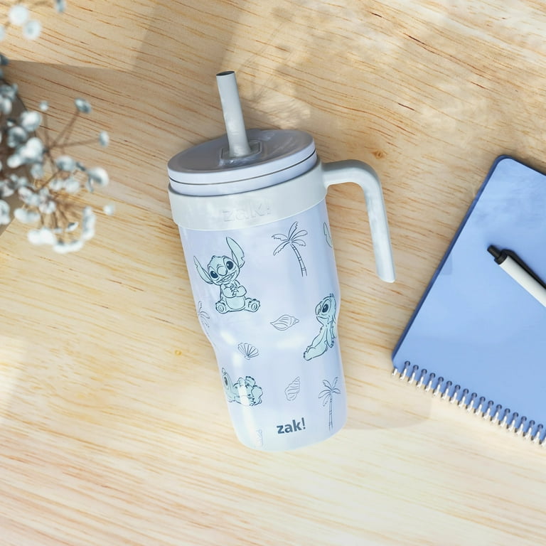 N♡ Zak Designs 18oz Stitch Kids Straw Handle Tumbler - Walmart.com