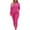 Hot Pink, variant on ZZwxWA Sweatsuits for Women Set 2 Piece Hoodie Casual Fit Crewneck Sweatshirt Drawstring Sweatpant Track Suit Outfits