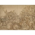 thumbnail image 3 of Giovanni Battista Foggini 18x14 Black Modern Framed Museum Art Print Titled - The Sabine Women Pleading for Peace. (1652-1725), 3 of 5
