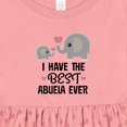 thumbnail image 4 of Inktastic Grandchild Best Abuela Ever Girls Baby Dress, 4 of 5