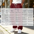 thumbnail image 3 of MXALUOB Cargo Sweatpants for Men Drawstring Open Bottom Loose Fit Trendy Pants with Pocket Solid Color Casual Fall Winter Trousers, 3 of 6