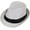 White, variant on Unisex Cool Summer Panama Fedora Trilby Hat Short Brim