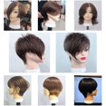 thumbnail image 3 of Cabeza de modelo de peluquería con cabello real completo, aprendiz de práctica de corte de cabello, modelo de cabeza de muñeca, modelo de cabeza de maniquí de tinte caliente especial para barbero, 3 of 5