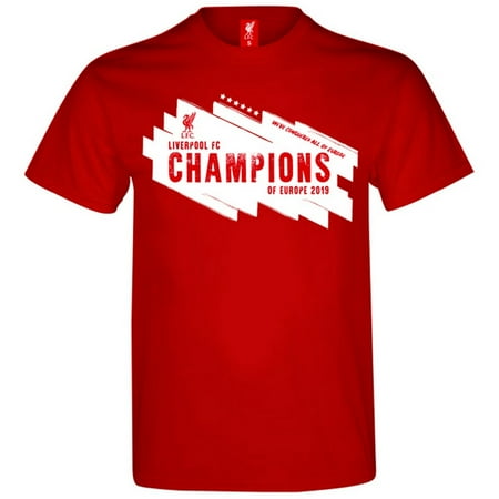 Liverpool Fc Mens Champions League Winners T Shirt Walmart Canada