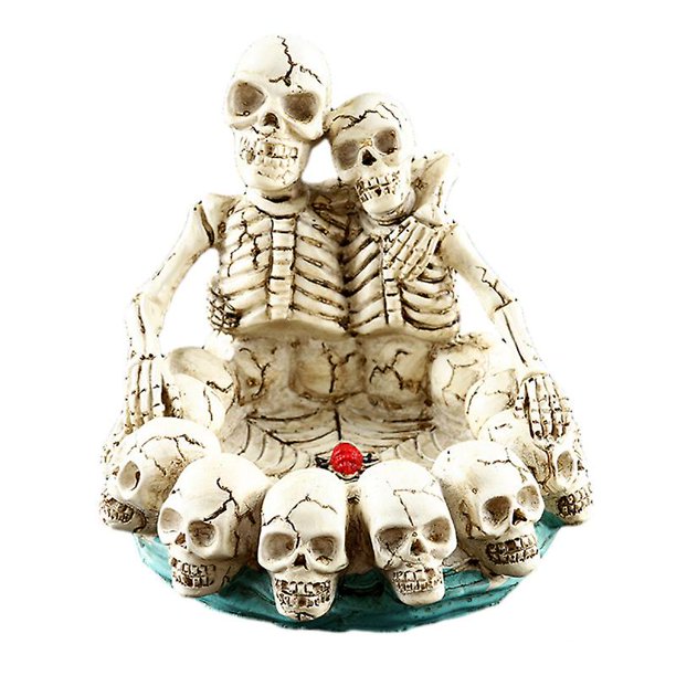 1 cenicero de resina para regalos de Halloween.