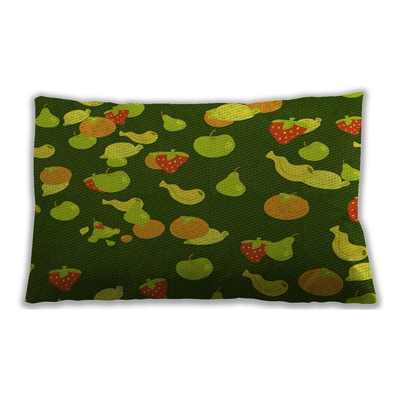 Ahgly Company Indoor Rectangular Contemporary Lumbar Throw Pillow, 13 inch by 19 inch