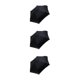 thumbnail image 3 of Advancent Paraguas plegable transpirable con mecanismo de elevación retráctil Protección solar Paraguas plegables negro Type1 NO1, 3 of 6