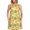 thumbnail image 1 of Disketp Bee honey para Vestido sin Mangas para Mujeres, Vestidos de Verano para Mujeres, Casual y Holgado para la Playa, 1 of 7