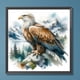 thumbnail image 3 of Pintura de diamante 5D DIY, kit de águila con taladro redondo completo, decoración del hogar, arte artesanal, 30x30cm, 3 of 9
