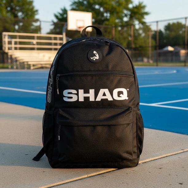 Mochila Shaq Hombre Backpack Negro Escolar Casual Negro Poliéster