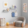 thumbnail image 4 of Estantes flotantes Forbena White Bathroom con toallero, juego de, 4 of 7