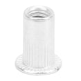 thumbnail image 3 of Riveting Nuts Flat Head Riveting Nuts Aluminum Galvanized 100Pcs Pull Riveting Nuts Aluminum Flat Head Vertical Hardware Accessories Wj-30045, 3 of 8