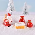 thumbnail image 2 of Nuevo muñeco de nieve navideño con diseño de anciano, micropaisaje, escena de nieve, caja de tren, calcetines navideños, pequeño regalo, campana, decoración de resina, 2 of 5