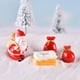 thumbnail image 2 of New Christmas Old Man Snowman Micro Landscape Snow Scene Train Box Christmas Socks Small Gift Bell Resin Decoration, 2 of 5