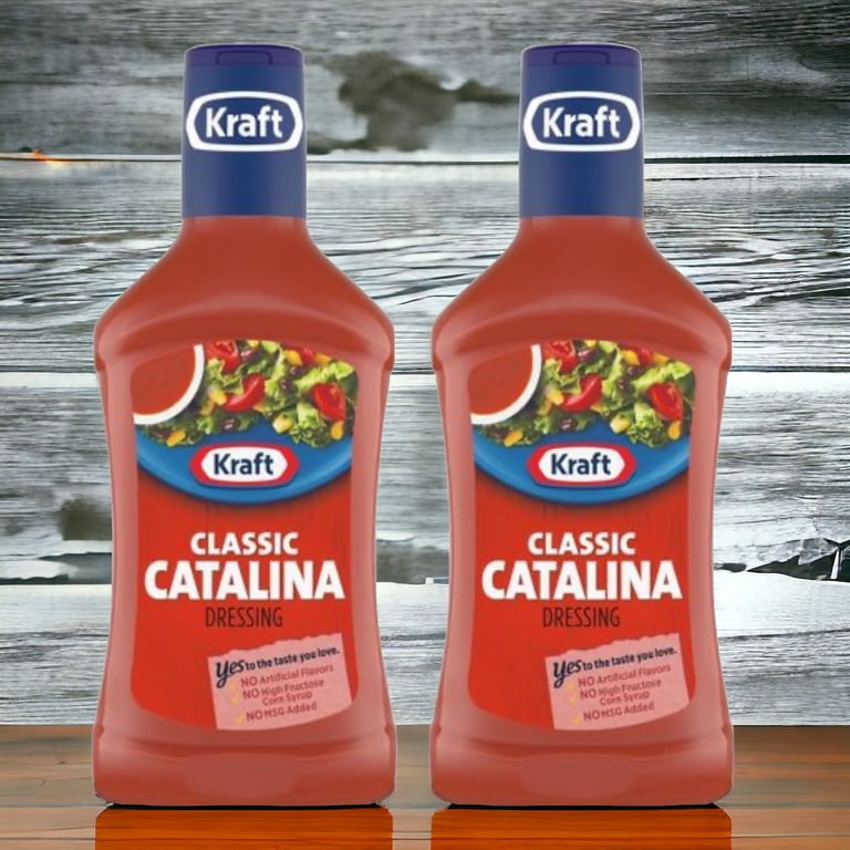 Kraft Classic Catalina Salad Dressing (16 fl oz Bottle), Pack of 2