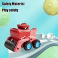 thumbnail image 4 of FEOLGEHLY Dinosaur Construction Truck Toys, Pull Back Baby Car Toys for Toddlers 1-3 3-5, Christmas Stocking Stuffers for Kids, Holiday Christmas Birthday Gifts Party Favors, Goodie Bag, Red, 4 of 7