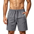 thumbnail image 3 of Hearthz Mens Shorts Quick Dry Relaxed Fit Breathable Shorts for Men Athletic Hiking Camping Mens Shorts Casual with Pocket, 3 of 8