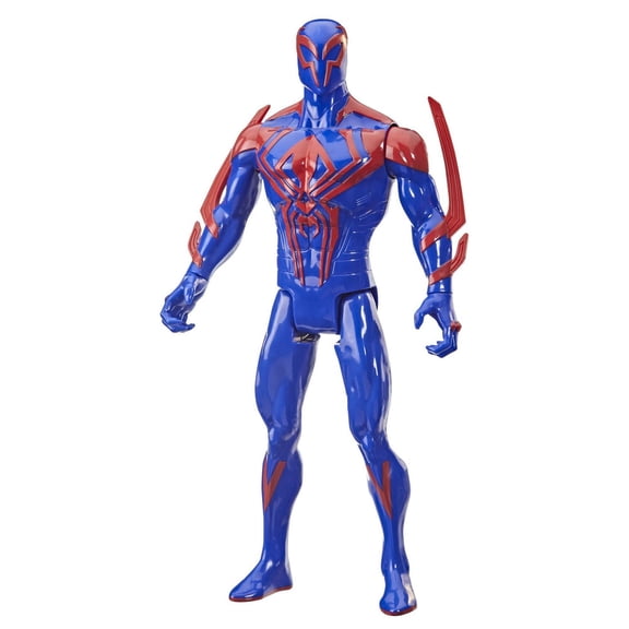 Marvel Spider-Man: Across the Spider-Verse Titan Hero Series Spider-Man 2099 Toy, 12-Inch-Scale Deluxe Figure