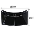 thumbnail image 3 of Polycarbonate Motorcycle Helmet Visor Anti-UV Motorcycle Helmet Tongue Open Face Motorcycle Helmet 5-Snap Visor Flip Up Wind Shield Motorcycle Helmet Accessories BLACK, 3 of 8