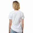 thumbnail image 4 of Tultex Short Sleeve Women's Fine Jersey T-Shirt, Classic Fit Crewneck Tee, White, XL, 4 of 5