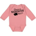thumbnail image 3 of Inktastic Someone in Washington Loves Me Boys or Girls Long Sleeve Baby Bodysuit, 3 of 5