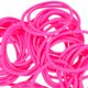 thumbnail image 3 of 50pcs bandas de goma de nylon de alta elasticidad cola de caballo titular de lazos de pelo cuerda para adultos niños (rosa fluorescente), 3 of 7