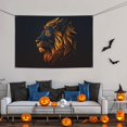 thumbnail image 3 of King of The Jungle Lion Sign Banner, Predator Art Symbol Hanging Banners Backdrop Festive Party Decor for Indoor Outdoor, 47 x 71 inches, 3 of 7