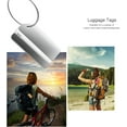 thumbnail image 4 of Etiquetas de equipaje de aleación de aluminio con cuerdas de acero inoxidable, etiquetas de maleta, accesorios de viaje (6 piezas), 4 of 5