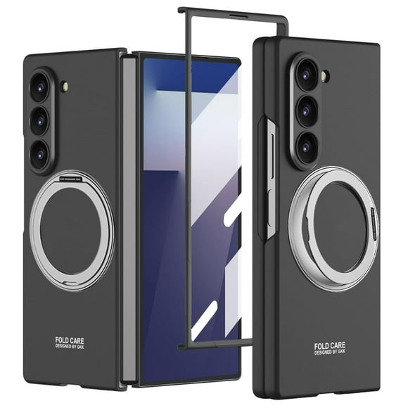Funda YQODSZ para Samsung Galaxy Z Fold 7 con forma de anillo giratorio