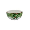 thumbnail image 6 of 222 Fifth Christmas Foliage Porcelain Dinnerware Set, 12-Piece, Green/White, 6 of 7